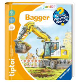 Ravensburger tiptoi® Www Junior Bagger – Interaktives Baustellen Buch (ab 4)
