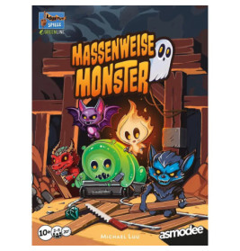 Asmodee Massenweise Monster – Rasantes Legespiel für die ganze Familie