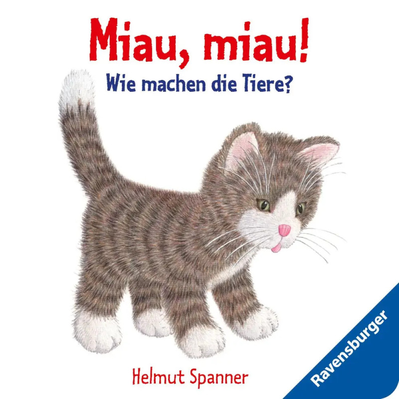 Ravensburger Miau, miau! Wie machen die Tiere? – Tierlaute für Babys & Kleinkinder