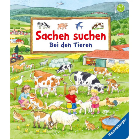 Ravensburger Sachen Suchen: Bei Den Tieren – Erstes Tierbilderbuch ab 2