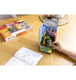 CarreraRevell Tiny Adventures Disney König der Löwen Book Nook – LED Holzbausatz