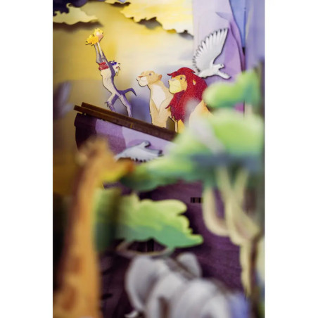 CarreraRevell Tiny Adventures Disney König der Löwen Book Nook – LED Holzbausatz