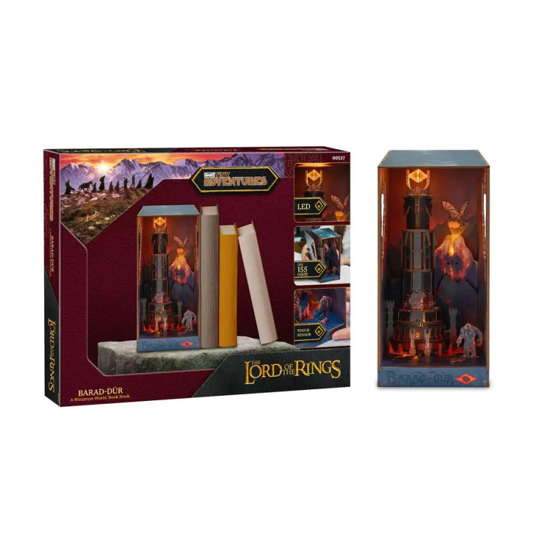 CarreraRevell Tiny Adventures Herr der Ringe Barad-Dür Book Nook – LED Holzbausatz