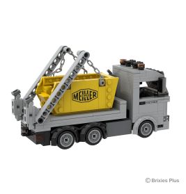 BRIXIES Plus Meiller Tectris Absetzkipper 222.768 | Klemmbausteinmodell | Hochwertig