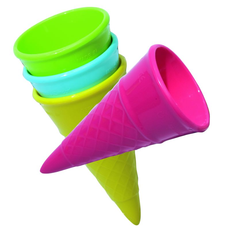 Eistüte fashion, 2 Varianten in 4 Farben