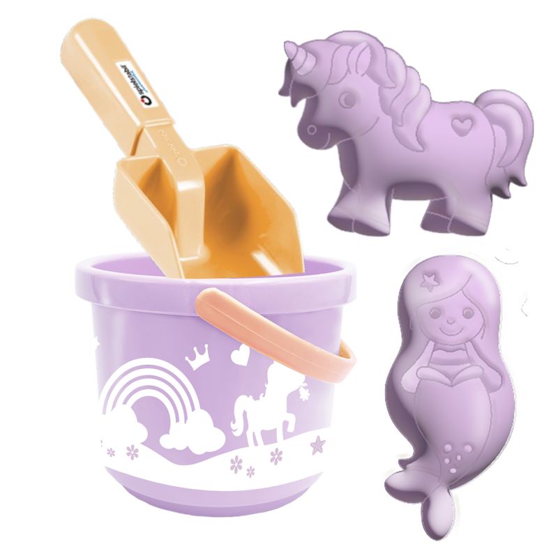 Tinti Einhorn & Meerjungfrau Set 4-teilig | Magische Badespielfiguren für Kinder