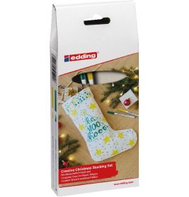 edding® Nikolaus Set sortiertes Display – Festliche Weihnachtsdekoration zum Sammeln & Verschenken