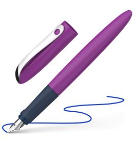 Schneider Wavy A Füller Lila mit Anfängerfeder – Ergonomisch & flüssiges Schriftbild