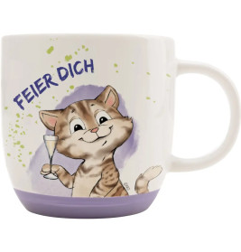 Tasse Katze FEIER DICH
