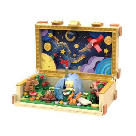 Br1cks/Mould King Suitcase Der kleine Prinz – Baustein-Koffer mit Reise-Details