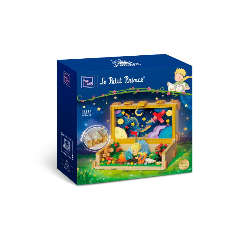 Br1cks/Mould King Suitcase Der kleine Prinz – Baustein-Koffer mit Reise-Details