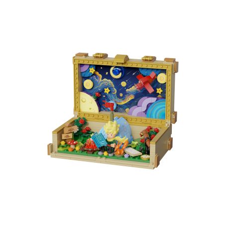 Br1cks/Mould King Suitcase Der kleine Prinz – Baustein-Koffer mit Reise-Details