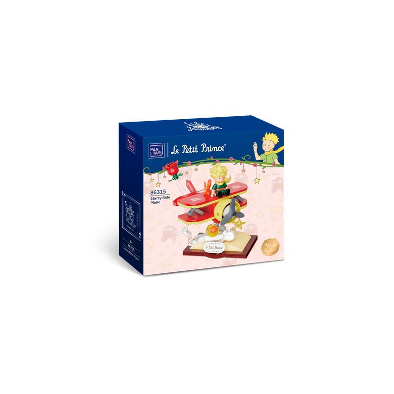 Br1cks/Mould King Starry Ride Flugzeug: Klemmbaustein-Bausatz 'Der kleine Prinz'