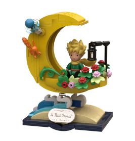 Br1cks/Mould King Starry Ride-New Moon Der kleine Prinz – Romantische Klemmbausteine