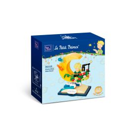 Br1cks/Mould King Starry Ride-New Moon Der kleine Prinz – Romantische Klemmbausteine