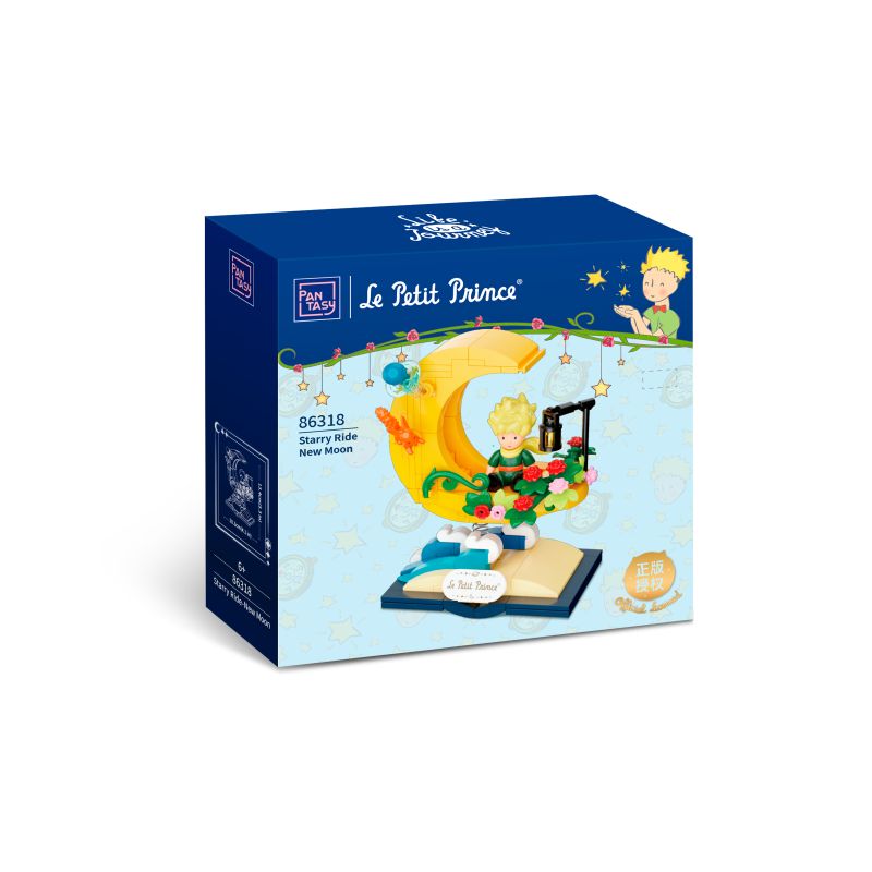 Br1cks/Mould King Starry Ride-New Moon Der kleine Prinz – Romantische Klemmbausteine