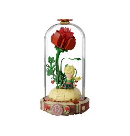 Br1cks/Mould King The Only Rose Der kleine Prinz – Exquisites Bausteinmodell der Rose