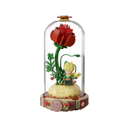 Br1cks/Mould King The Only Rose Der kleine Prinz – Exquisites Bausteinmodell der Rose