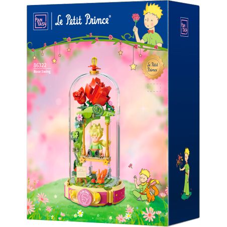 Br1cks/Mould King Eternity Series Rose Swing Der kleine Prinz – Baustein-Schaukel