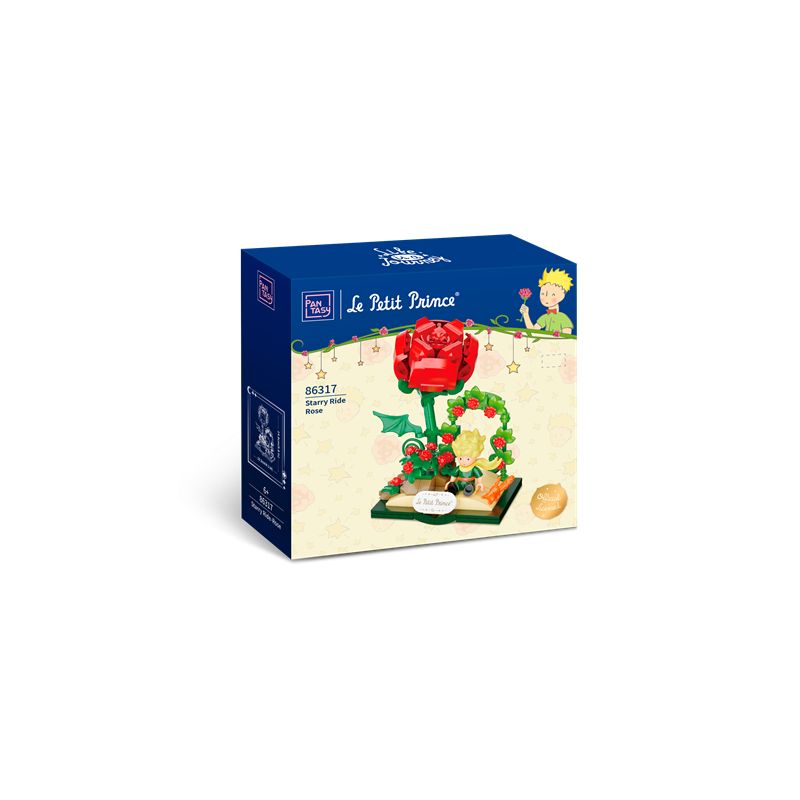 Br1cks/Mould King Starry Ride-Rose Der kleine Prinz – Ikonisches Klemmbaustein-Modell