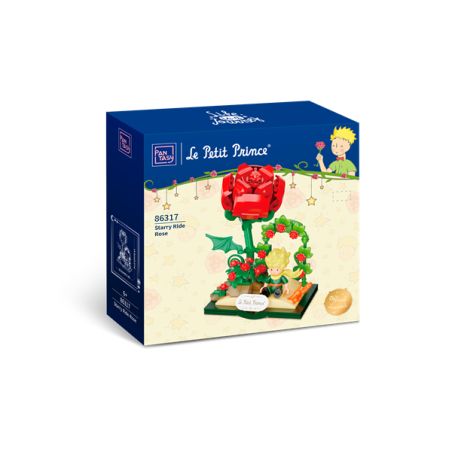 Br1cks/Mould King Starry Ride-Rose Der kleine Prinz – Ikonisches Klemmbaustein-Modell
