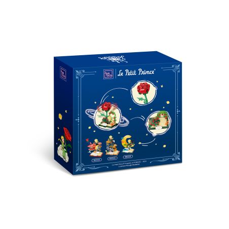 Br1cks/Mould King Starry Ride-Rose Der kleine Prinz – Ikonisches Klemmbaustein-Modell
