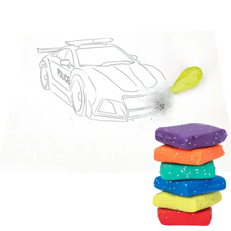 Action World Knetradiergummi