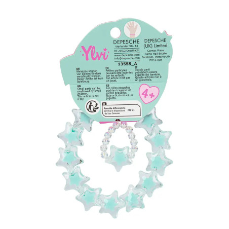 Ylvi Sternchenarmband und Ring im Set