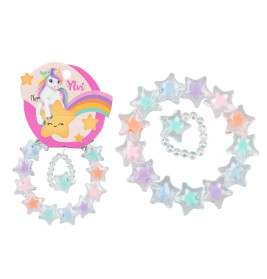 Ylvi Sternchenarmband und Ring im Set