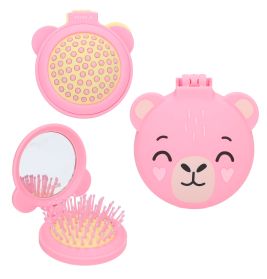 TOPModel Klapphaarbürste mit Spiegel