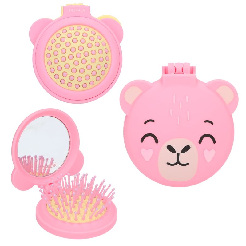 TOPModel Klapphaarbürste mit Spiegel