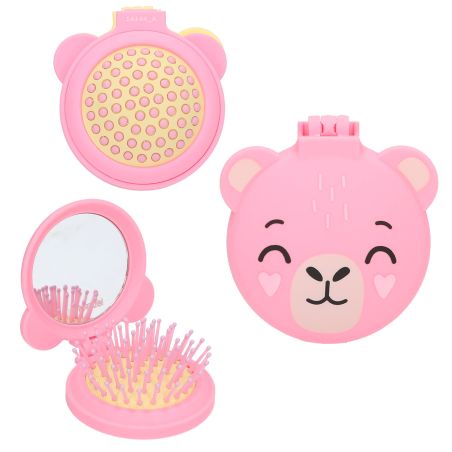 TOPModel Klapphaarbürste mit Spiegel