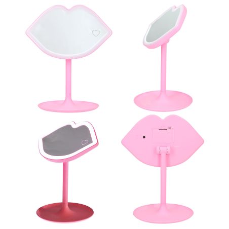 TOPModel LED Tischspiegel CANDY GLAM – Optimales Licht für Make-up & Styling