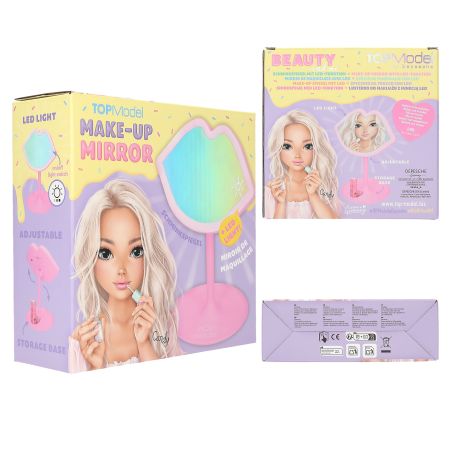 TOPModel LED Tischspiegel CANDY GLAM – Optimales Licht für Make-up & Styling