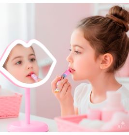 TOPModel LED Tischspiegel CANDY GLAM – Optimales Licht für Make-up & Styling