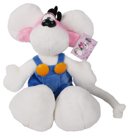 Diddl Plüschtier Diddl in blauer Latzhose 30 cm