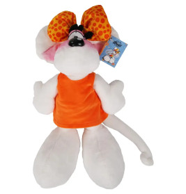 Diddl Plüschtier Diddlina  im orangefarbenen Kleid 30 cm