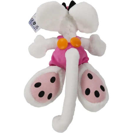 Diddl Plüschtier Diddl in rosa Latzhose 20 cm