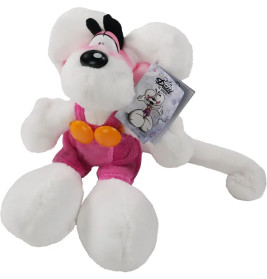 Diddl Plüschtier Diddl in rosa Latzhose 20 cm