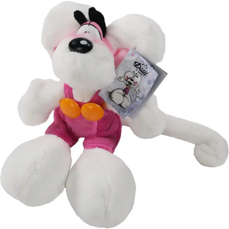 Diddl Plüschtier Diddl in rosa Latzhose 20 cm