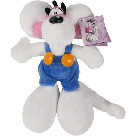 Diddl Plüschtier Diddl in blauer Latzhose 20 cm