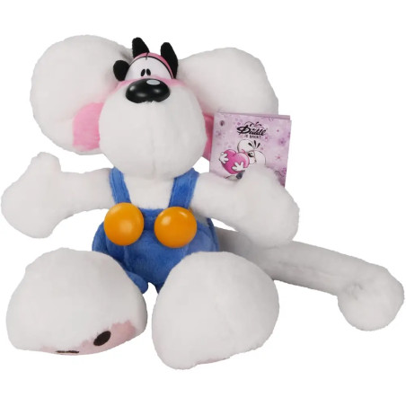 Diddl Plüschtier Diddl in blauer Latzhose 20 cm