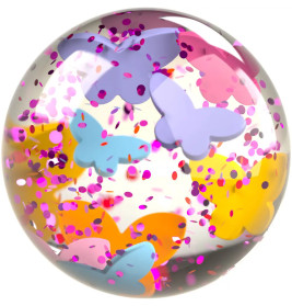 HABA Kullerbü  Effektkugel Glitzer-Schmetterling