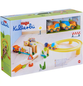 HABA Kullerbü  Spielbahn Auf der Baustelle