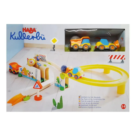 HABA Kullerbü  Spielbahn Auf der Baustelle