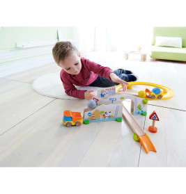 HABA Kullerbü  Spielbahn Auf der Baustelle