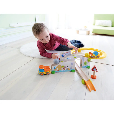 HABA Kullerbü  Spielbahn Auf der Baustelle