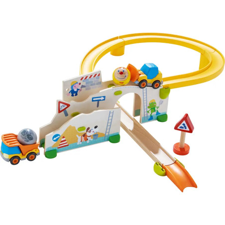 HABA Kullerbü  Spielbahn Auf der Baustelle