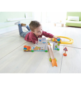 HABA Kullerbü  Spielbahn Auf der Baustelle