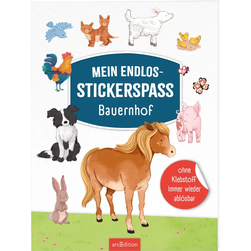 Mein Endlos-Stickerspaß – Bauernhof